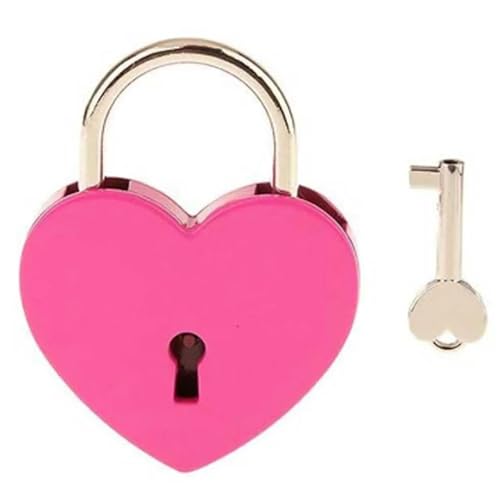 Cadenas valise style cœur pour protéger vos objets personnels avec clé