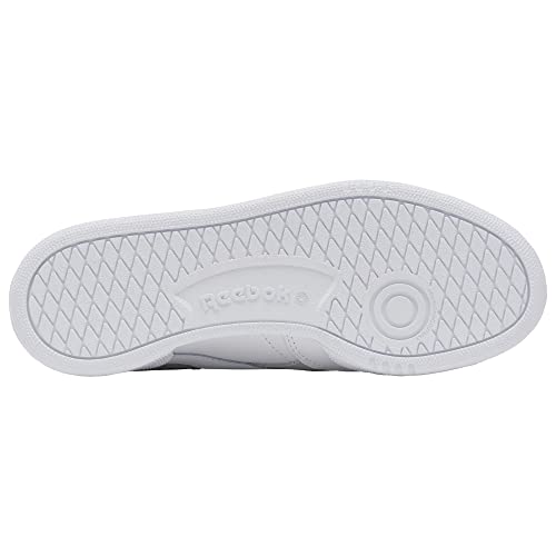 Reebok Women's Club C Revenge Shoes, White/Steely Fog/Silver Metallic, 6,52