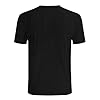Men's Fashion Spring and Casual Short Sleeve Crew Neck T-Shirt Tops Hydrophobic Waterproof T-Shirt, black, XXL #3