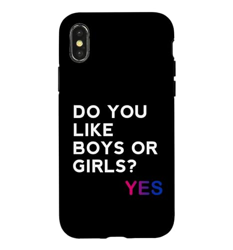 Do You Like Boys or Girls Yes Bisexual Gay Pride Month LGBT �X�}�z�P�[�X iPhone X/XS �p