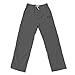 Drynmoc Mens Corduroy Pants Baggy Casual Fashion Loose Fit Pant Wide Leg Straight Sweatpants Elastic Waist Drawstring Trouser Grey