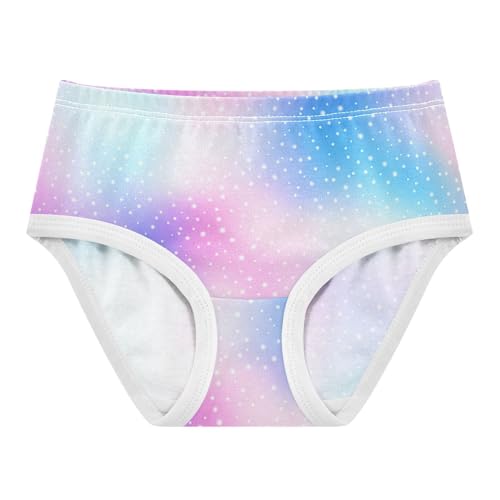 Toddler Girls Underwear 2t Cotton Panties for Girl Animal Briefs Kids Undies Soft Pastel Gradient Blue