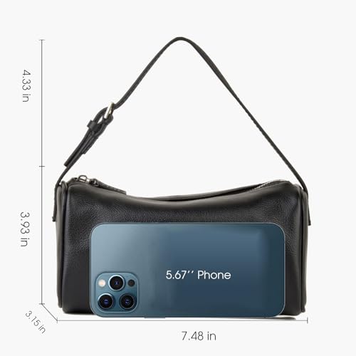 Premium Full-Grained Leather Crossbody Purses for Women, Hobo Bags for Women Crossbody with Adjustable Strap3