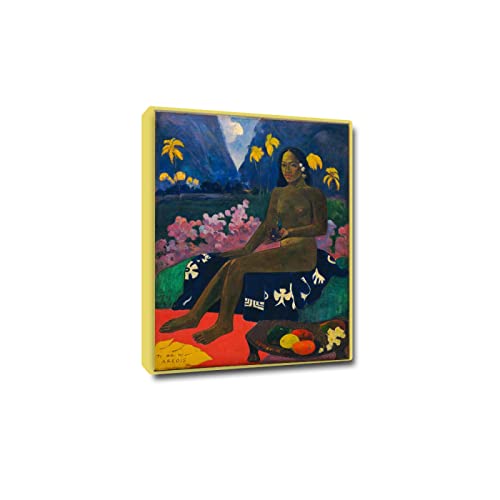 Tableaux sur toile de Paul Gauguin finition premium encadré d'or