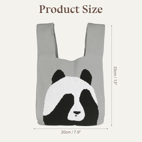 Bolso de muñeaca tejido uxcell, pequeño y portátil miniatura 4
