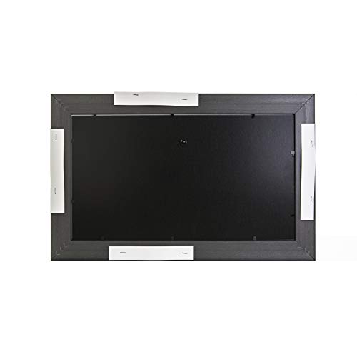 Kenro Bergamo Rustic Brown Wood Effect Picture Photo Frame for Single and Multiple Photographs (7x5 Triple) - Image 3