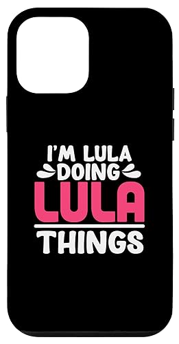 Image of Personalized First Name I'm Lula Doing Lula Things Case for iPhone 12 mini