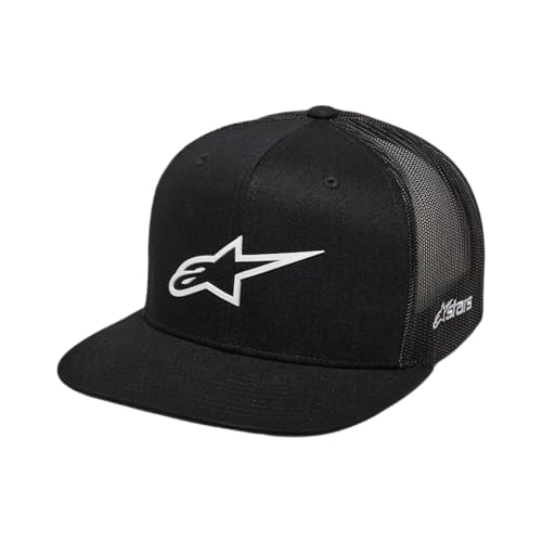 Alpinestars 3D Ageless Trucker Hat Gorra de Béisbol para Hombre Blanco/Negro Talla única
