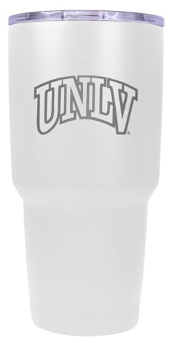 R and R Imports UNLV Rebels 24 oz Engraved Insulated Stainless Steel Tumbler White Officially Licensed Single