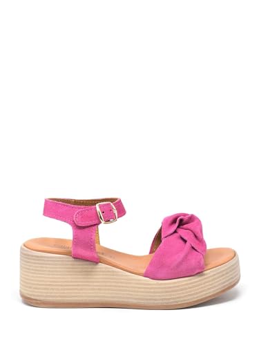 Sandales compensées roses Cinzia Soft pour femme en taille 36