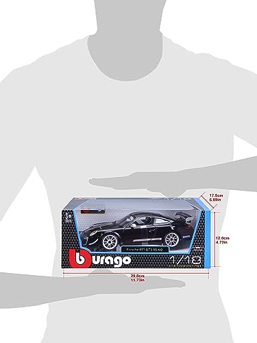 Carro Burago 1.18 Plus Porsche 911 Gt3 RS 4 Maisto Branco