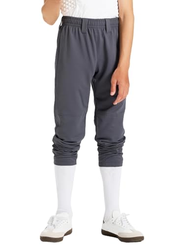 DEVOROPA 2T/3T/4T/5T to Big Kids Youth Boys Baseball Pants Girls Softball Fast Pitch Tee Ball Practice Pants Pockets