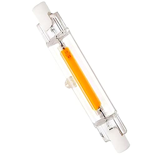 R7S LED�d�� 15W / 20W / 25W / 30W / 40W COB LED�t�B�������g�d�� ���`�����Ɩ�360°�r�[���p 118mm / 78mmR7S�n���Q�����������v,Warm white,15W 78mm