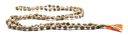 Image of Crystal Heaven Certified Tulsi Mala 108 Beads Original For Neck Women, Japa Chanting Meditation - Vrindavan Tulsi Japa Mala (Premium), Multi