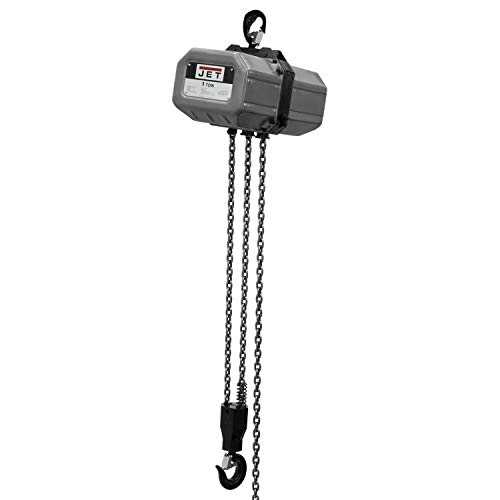Jet 1Ss-1C-15 1-Ton Electric Chain Hoist, 1-Phase, 15' Lift (111500) #TOP18