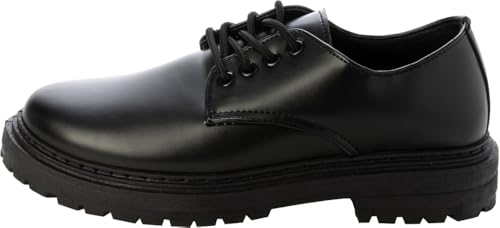 クロムハーツ風 ラバーソール オックスフォードシューズ