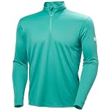 Helly Hansen HH Tech 1/2 Cremallera para Hombre, Color Menta Oscura, Talla XS
