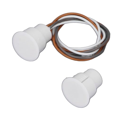 Interruptor de Palheta Magnético Retardador de Chama ABS 5 Conjuntos para de Alarme de Janela de Por