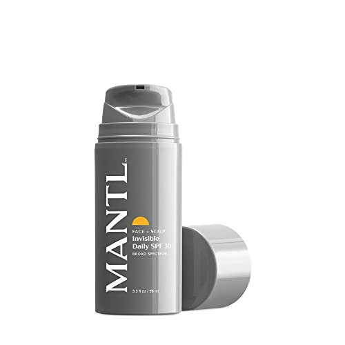 Mantl I Sunscreen For Face | Invisible Daily Spf 30 Broad Spectrum | Clear Formula | No Shine | No Streaks | Moisturizer With No Whitening Effect #TOP7