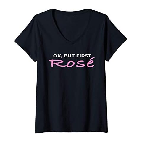 Womens Rosé Lover by Inovare Designs V-Neck T-Shirt Cover