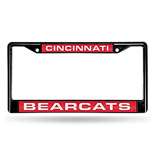 Ncaa Rico Industries Cincinnati Bearcats Black Black Laser Cut Chrome Frame 12" X 6" 12" X 6" Black Laser Cut Chrome Frame - Car/Truck/Suv Automobile Accessory #TOP15
