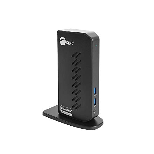 SIIG USB 3.0 Dual Monitor Docking Station - Up to