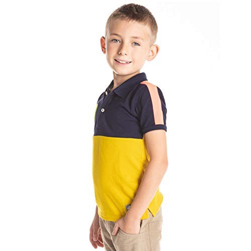 Image of Baby-Boys Cotton Blend Collared Neck T-Shirt