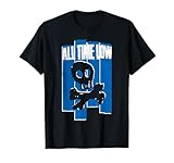 All Time Low Skully Lines T-Shirt - Women's Classic Fit Black Solid T-Shirt - Small