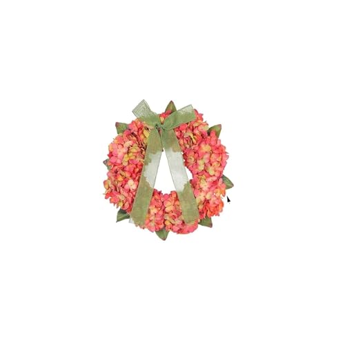 Couronne de fleurs Noël haut de gamme pour décoration extérieure et tenture murale