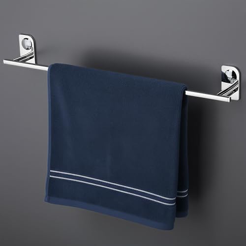 Image of Plantex (Primax) Dream Stainless Steel Towel Hanger for Bathroom /Single Towel Rod /Bar /Bathroom Accessories (24inch) - Chrome - Pack of 1