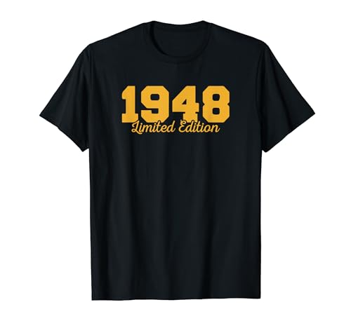 76 Birthday Decorations Men Best of 1948 BDay 76th Birthday Camiseta