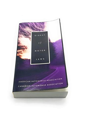 Digest of Motor Laws (Sixty-First Edition) 0916748707 Book Cover