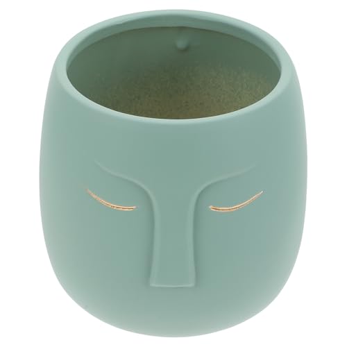 Pot de fleurs abstrait visage cadeau déco idéal pour créateurs en herbe - 2