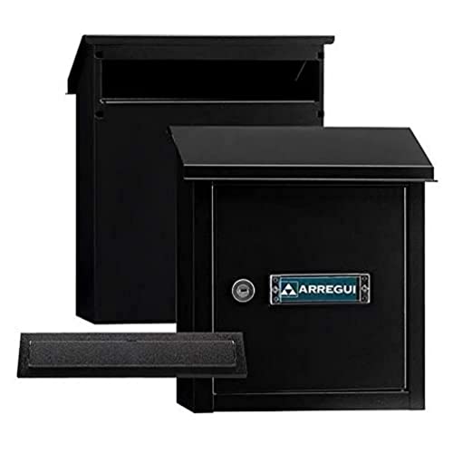 ARREGUI V4034 Pack Bocacartas + Buzón Recogecartas de Acero Para Puertas o Verjas en el Exterior, Buzón Exterior,...