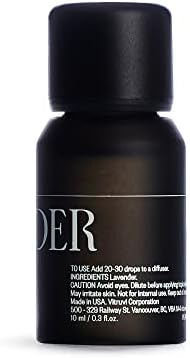 Vitruvi Organic Lavender Essential Oil, 100% Pure Undiluted Premium Grade Essential Oil, Certified Organic (.34 oz)