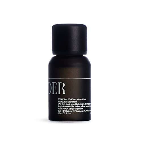 Vitruvi Organic Lavender Essential Oil, 100% Pure Undiluted Premium Grade Essential Oil, Certified Organic (.34 oz)