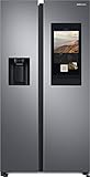 RS6HA8880S9/EG Samsung RS6HA8880S9/EG Side-by-Side-Kühlschrank mit Family Hub, 614 Liter Kühlschrankvolumen, 225 Liter Fassungsvermögen des Gefrierteils, 429 kWh/Jahr, Edelstahl Look