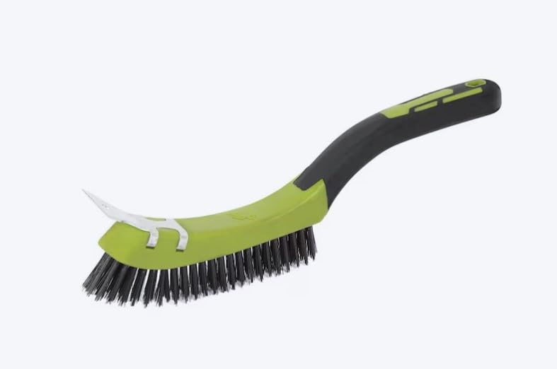 Blue Hawk Steel and ABS Plastic Wire Brush, 13.13 x 1.88 Inch, Blue, 4 x 22 Rows