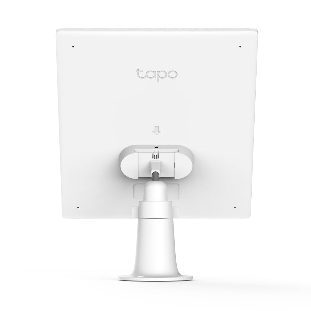 Tapo Panel słoneczny A202 4,5 W, 5,2 V, odpowiedni do baterii Tapo kamery, elastyczna instalacja, ładowanie o wysokiej wydajności, IP65, regulowany 360°, kabel do ładowania 4 m