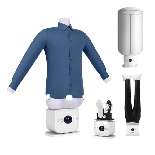 Máquina de planchado automático secado rápido de planchado en 8 minutos, calor y temporizador ajustables for cualquier tela, ropa y zapatos