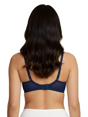 Image of Saforia Cuddlecot Cotton Padded T-Shirt Bra for Women | Wire-Free Full Coverage Bra | Breathable Soft Cotton Everyday Bra | Seamless Comfort Innerwear