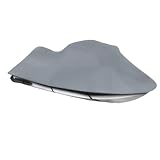Telo per Barche Copertura Consolle Centrale Barca Copri Barca Telo Copertura Barca 210D Rimorchiabile, Impermeabile Compatibile con V-Hull, Tri-Hull, Runabout(Color:Gray,Size:19to21FT: 820x530cm)