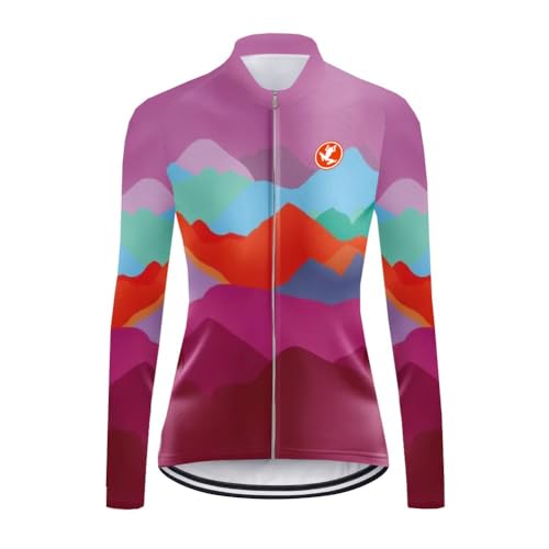 UGLY FROG 2025 Winter Trikot Damen Samt Hinzufügen Fleece Thermo Radsport Laufen Akzentuiert Taille Lange Fahrradbekleidung 77ESRONGSGNV03 ﻿