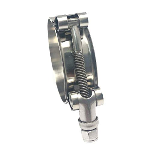 Ispinner 4 Pack 1.5 Inch 304 Stainless Steel T-Bolt Hose Clamps, Clamp Range 44-50Mm For 1.5" Hose Id, Pack Of 4 #TOP4