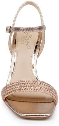Jewel Badgley Mischka Heddia Woven Vamp Sandals - Image 5