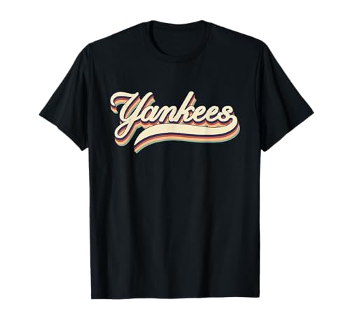 Vintage Yankees Retro Style 70s 80s First Name For Men Women T-Shirt