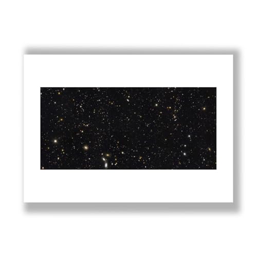 Impression d'art Hubble pour salon : l'histoire de la galaxie en affiche Spiffing Prints