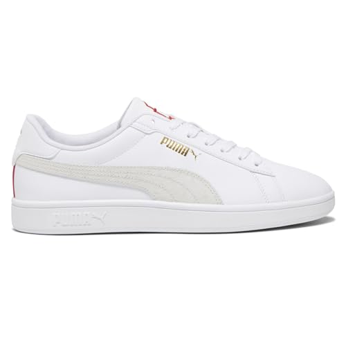 PUMA Zapatillas Blancas/Beiges Hombre Smash 3.0, blanco, 42.5 EU