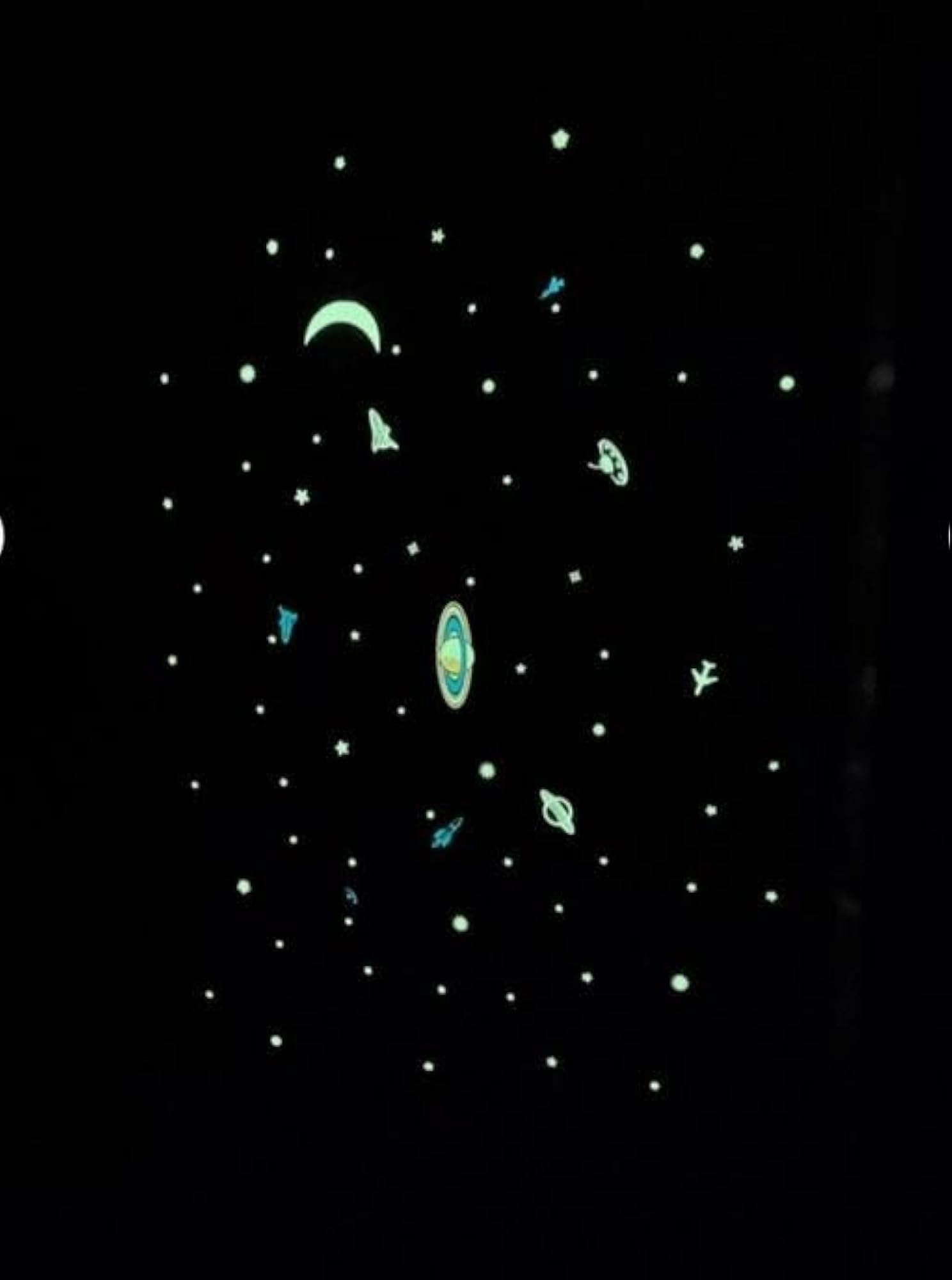 Glow in The Dark Space Wall Stickers, Kids Room Decor