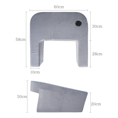 Coussin de lecture gonflable pour des soirées gaming confortables dans le salon